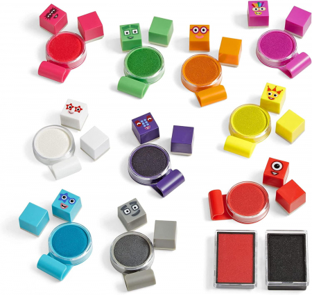 Set activitati cu stampile - Numberblocks, Hand2Mind, 4-5 ani + [2]