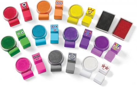 Set activitati cu stampile - Numberblocks, Hand2Mind, 4-5 ani + [4]