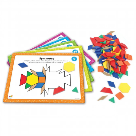 Set activitati educative - Mozaic matematic, Learning Resources, 4-5 ani + [2]