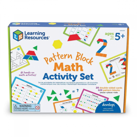 Jucarii copii 4-5 ani - Set activitati educative - Mozaic matematic, Learning Resources, 4-5 ani +