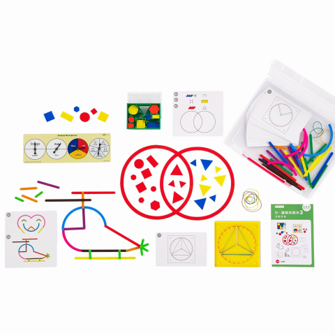 Jucarii si jocuri copii - Set activitati matematica Nivel 3 - Geometrie Rezolvarea problemelor: 5-6 ani