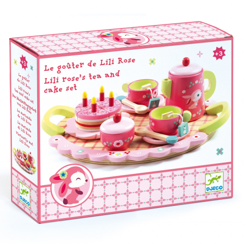 Vârsta - Set aniversar roz Djeco, 2-3 ani +