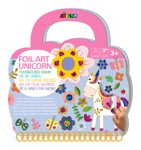Jocuri creative - Set Arta cu folie - Unicorn