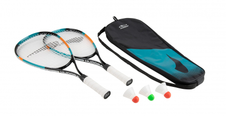 Jucarii de exterior - Set badminton speed, 2 rachete, Hudora