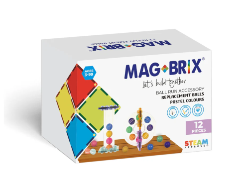 Seturi de construit - Set bile lemn pentru circuitul cu bile Magbrix Marble Run