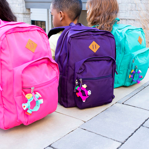 Set Bratara si inel cu talismane pop-it Plip Charms, mov [5]