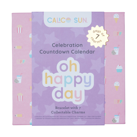 Gradinita si scoala - Set cadou bratara si charmuri - Calendar pentru sarbatorit evenimente - Oh Happy Day