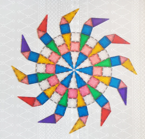 Set carduri Mandala pentru seturile magnetice de constructie [3]