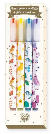 Vârsta - Set carioca (marker) cu sclipici Djeco, 6-7 ani +