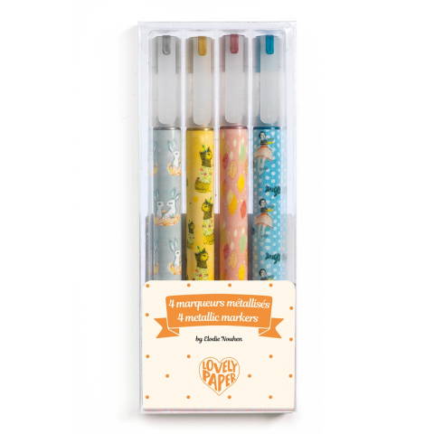 Vârsta - Set carioca (marker) metalica Djeco, 6-7 ani +