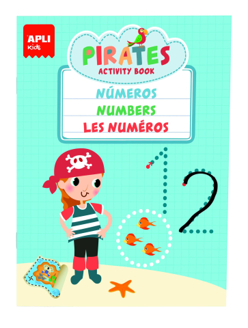 Set carti cu activitati reutilizabile - Aventuri (Magie si Pirati), 6 bucati, +3 ani Apli Kids [8]