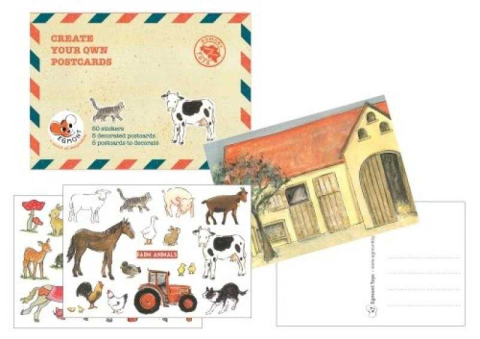 Papetarie si Rechizite - Set Carti postale Egmont toys, 2-3 ani +