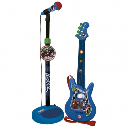 Vârsta - Set chitara si microfon Avengers, Reig Musicales, 4-5 ani +