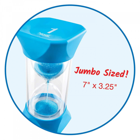 Set clepsidre colorate Jumbo, Hand2Mind, 2-3 ani + [6]