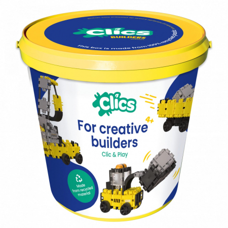 Seturi de construit - Set Clics de construit vehicule de constructie 5 in 1