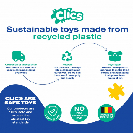 Set Clics de construit vehicule de constructie 5 in 1 [1]