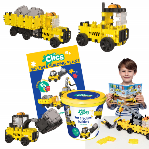 Set Clics de construit vehicule de constructie 5 in 1 [3]