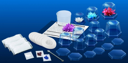 Set complet de experimente pentru crescut Cristale, 4M, +10 ani [1]