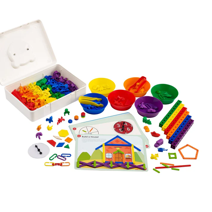 Jocuri matematica - Set complet de sortare si numarare 384 piese