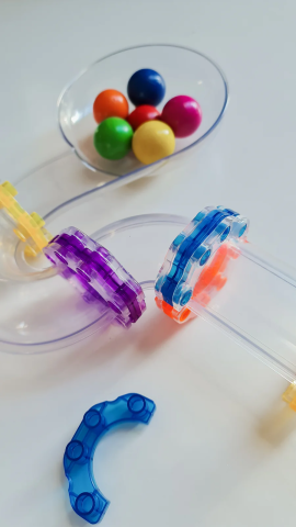 Set conectori pentru circuitul cu bile Magbrix Marble Run [2]