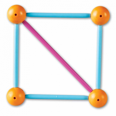 Set constructie - Forme 3D, Learning Resources, 6-7 ani + [7]