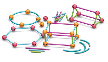 Seturi de construit - Set constructie - Forme geometrice, Learning Resources, 4-5 ani +
