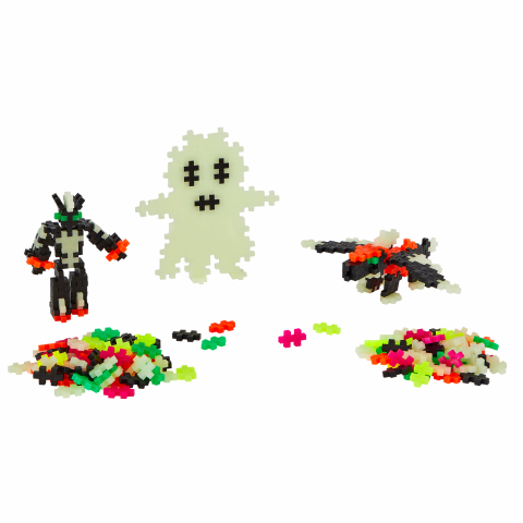 Set constructie Plus-Plus, 500 piese, Invata sa construiesti, culori stralucitoare [3]