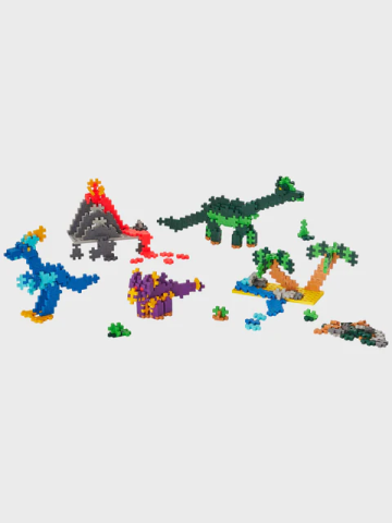 Set constructie Plus-Plus, 600 piese, Invata sa construiesti dinozauri [3]