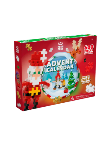 Jucarii si jocuri copii - Set constructie Plus-Plus, Calendar Advent - Lumea lui Mos Craciun