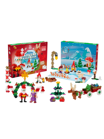 Set constructie Plus-Plus, Calendar Advent - Lumea lui Mos Craciun [1]