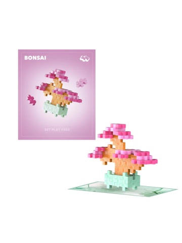 Set constructie Plus-Plus, PLANTE - Bonsai roz [6]