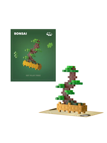 Set constructie Plus-Plus, PLANTE - Bonsai verde [4]