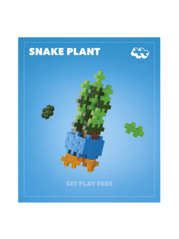 Jucarii si jocuri copii - Set constructie Plus-Plus, PLANTE - Sansevieria