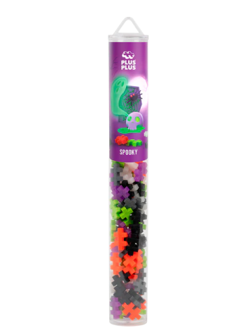 Jucarii si jocuri copii - Set constructie Plus-Plus, tub 100 piese, Mistere