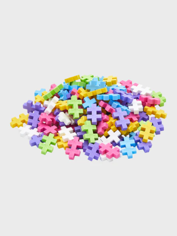 Set constructie Plus-Plus, tub 100 piese, Pastel Mix [2]