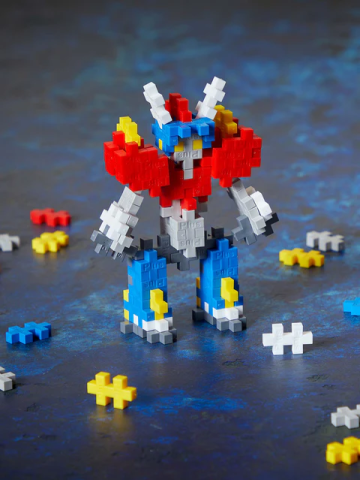 Set constructie Plus-Plus, tub 100 piese, Robot mecanic [4]