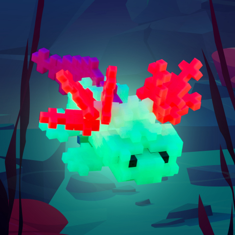 Set constructie Plus-Plus, tub 100 piese, Salamandra [3]