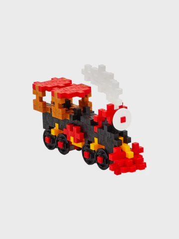 Set constructie Plus-Plus, tub 100 piese, Tren [3]