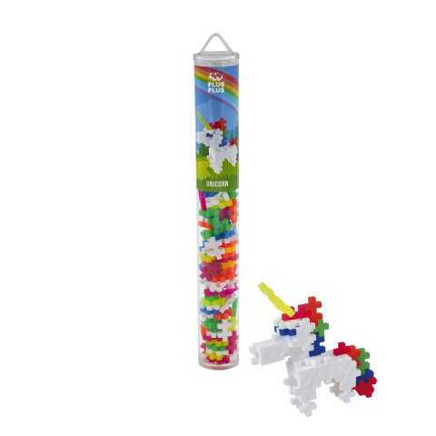Set constructie Plus-Plus, tub 100 piese, Unicorn [1]