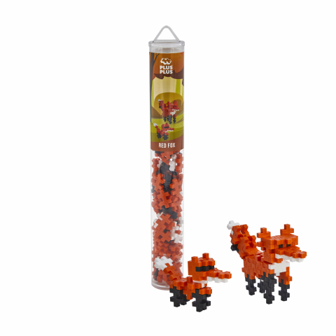 Set constructie Plus-Plus, tub 100 piese, Vulpe [1]