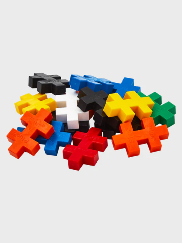 Set constructie Plus-Plus, tub 15 piese mari, culori standard [2]