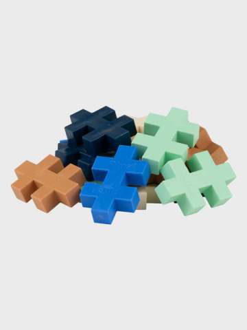 Set constructie Plus-Plus, tub 15 piese mari, culorile brizei [3]