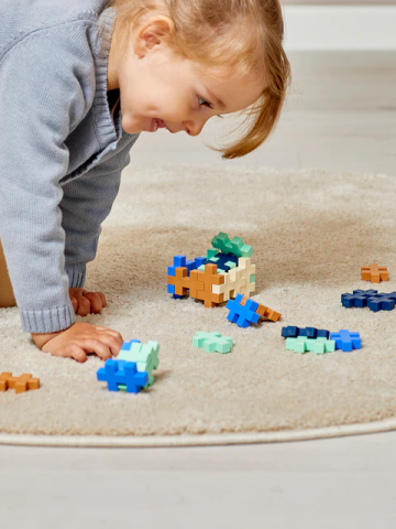 Set constructie Plus-Plus, tub 15 piese mari, culorile brizei [2]