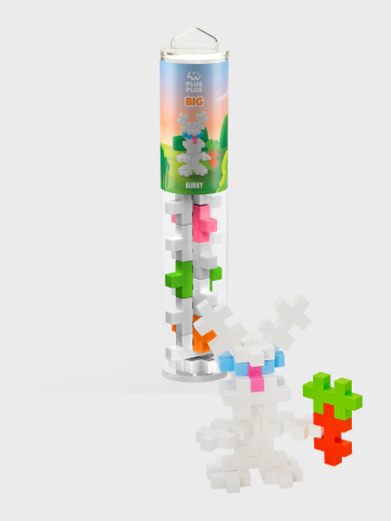 Set constructie Plus-Plus, tub 15 piese mari, Iepure [3]