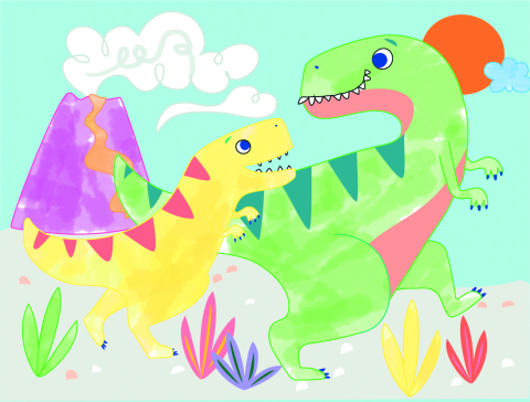 Set creativ 4 in 1 - Dinozauri [8]