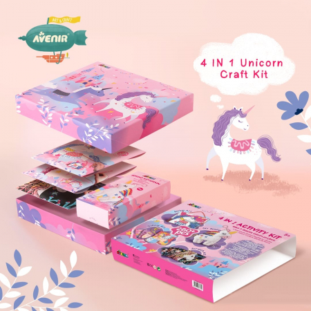 Set creativ 4 in 1 - Unicorni, + 5 ani [1]