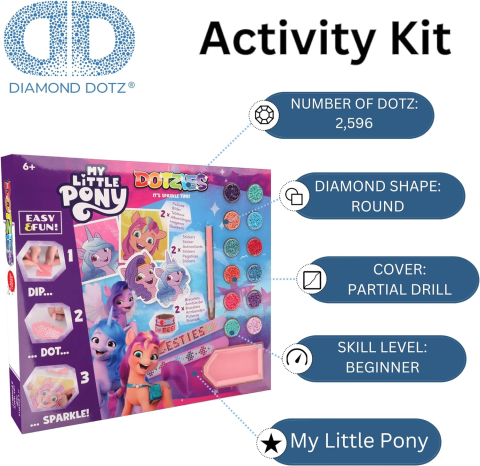 Set creativ 6 in 1, My Little Pony, pictura cu diamante [8]
