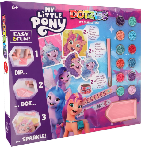 Jocuri de indemanare - Set creativ 6 in 1, My Little Pony, pictura cu diamante