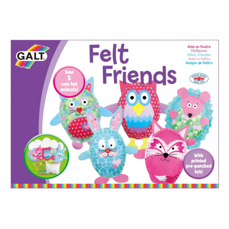 Vârsta - Set creativ - Animalute din fetru, Galt, 6-7 ani +