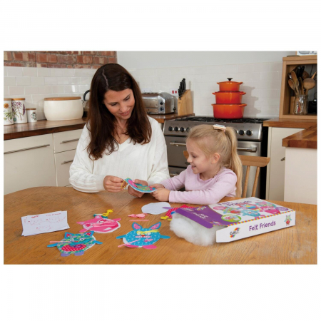 Set creativ - Animalute din fetru, Galt, 6-7 ani + [2]